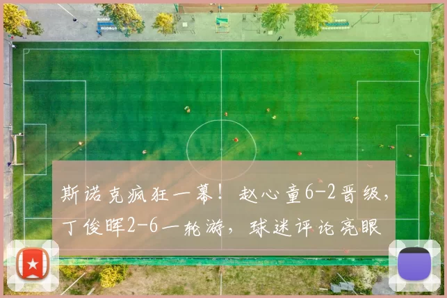 斯诺克疯狂一幕！赵心童6-2晋级，丁俊晖2-6一轮游，球迷评论亮眼